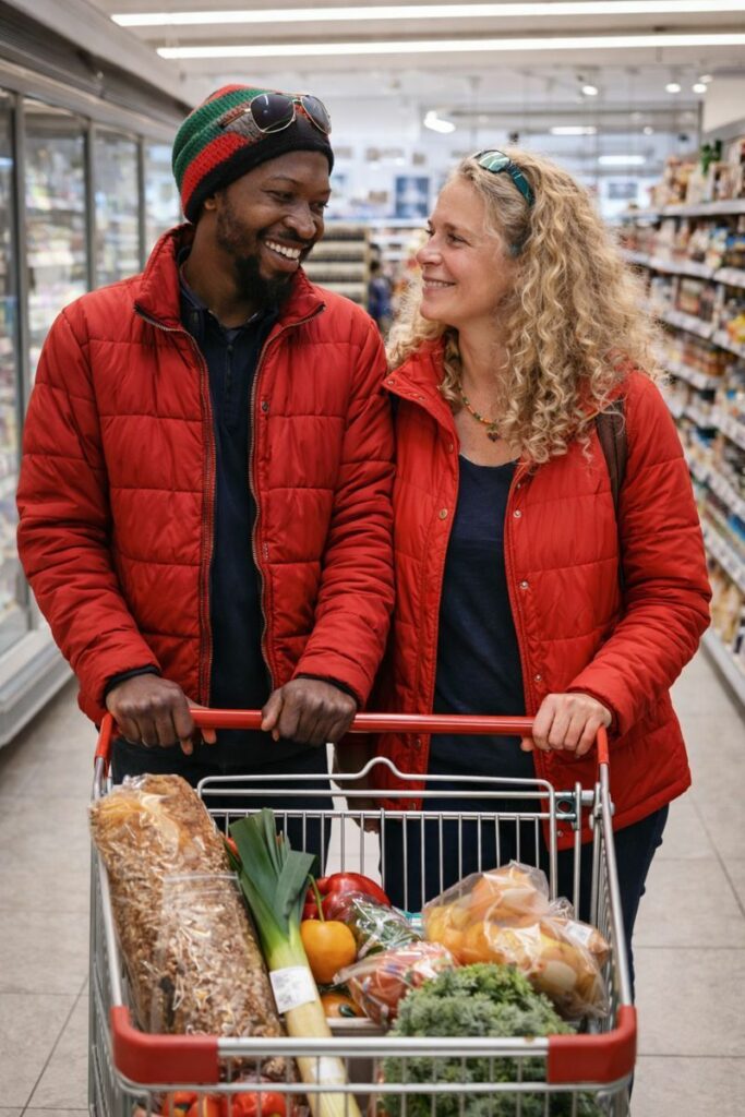 einkaufen im Supermarkt